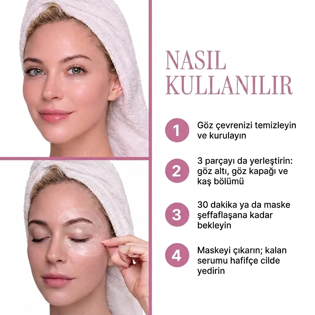 SENLYA göz maskesi nasıl kullanılır — 4 adım